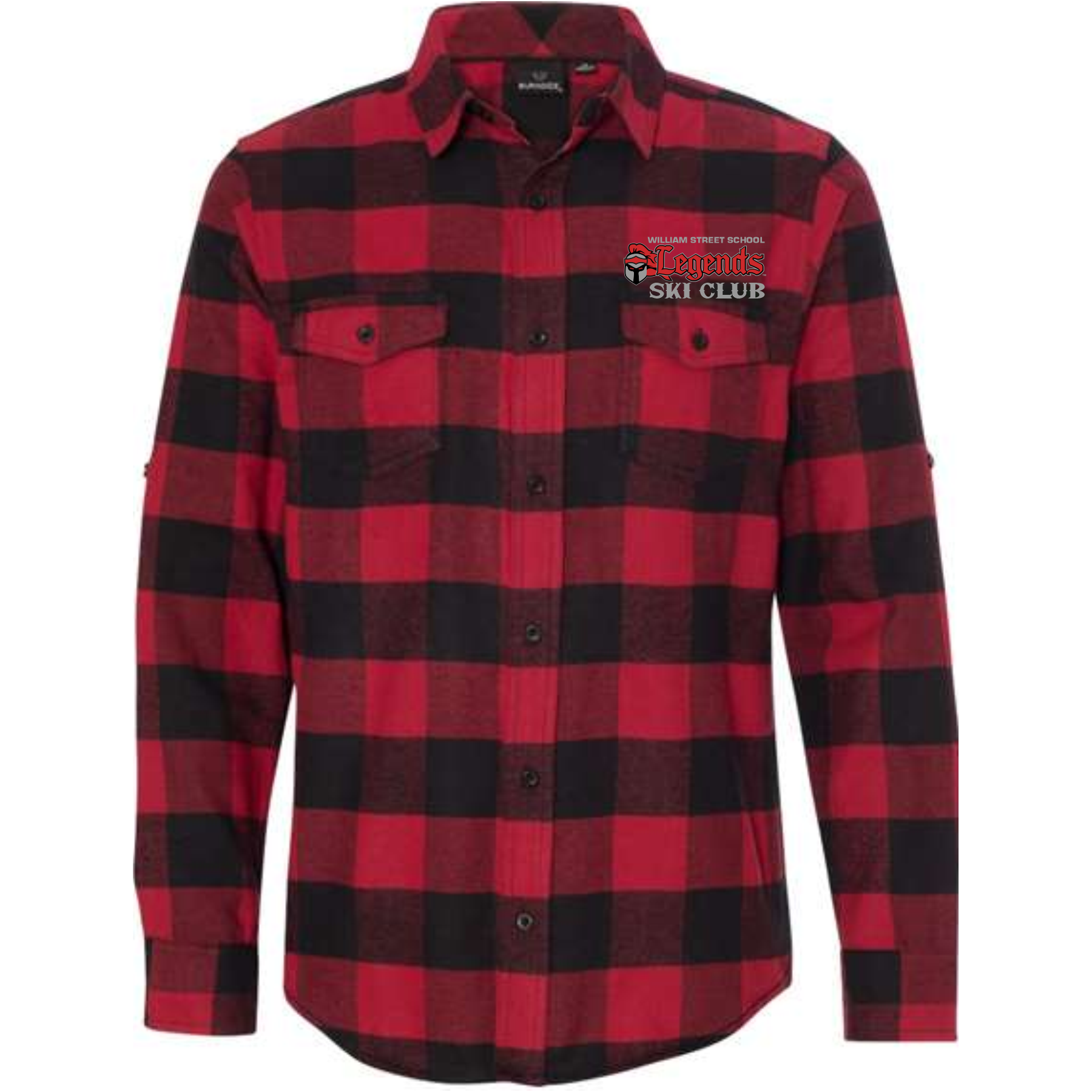 WSS_Ski Club_8210 Adult_AMA Youth_Flannel Shirt_Bflo Pld_PNG