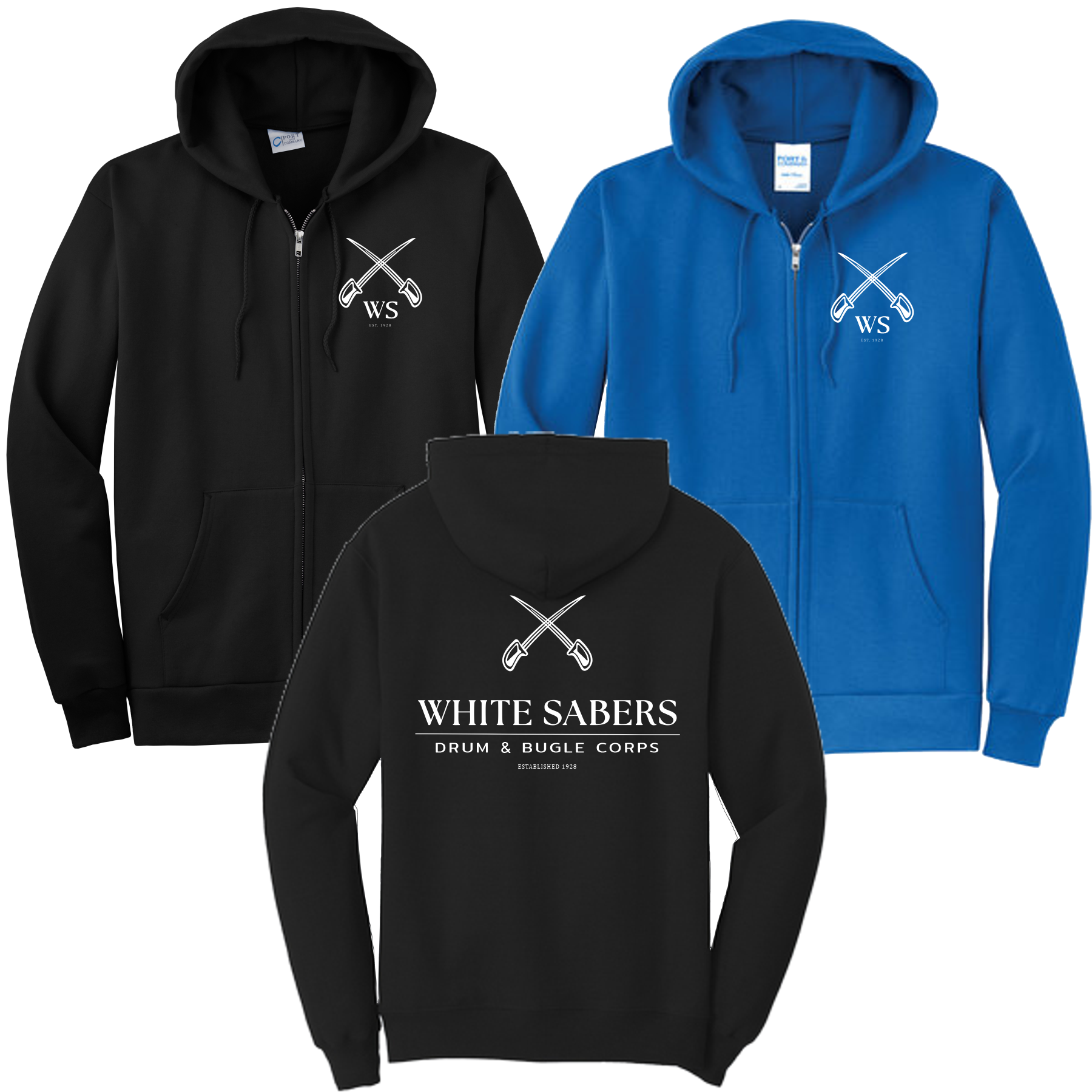 White Sabers_PC850ZH Adult_Zippie_Black-Royal_PNG